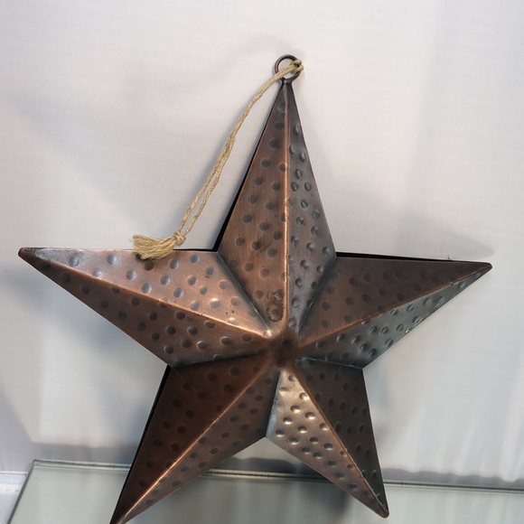 Copper color western star decoration 8” x 9” - Picture 2 of 7